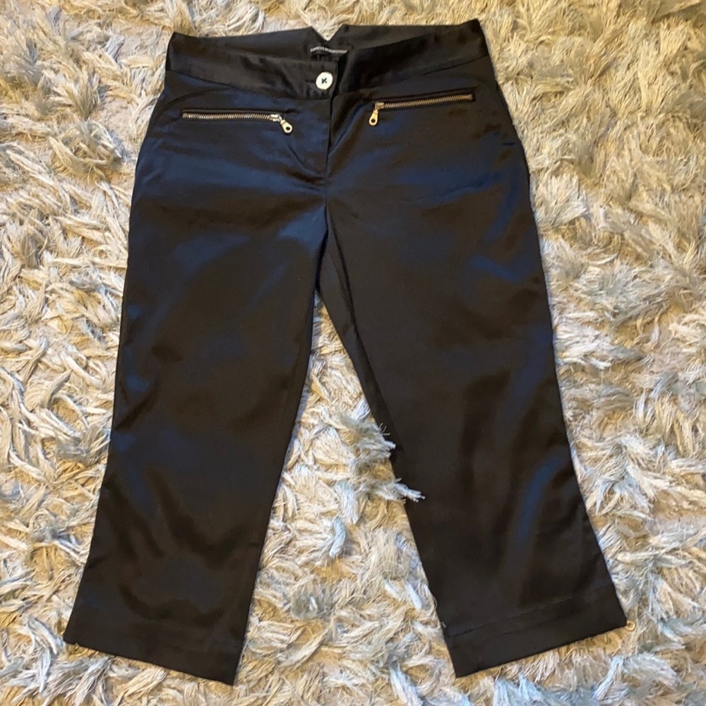 Satin Zipper Pants